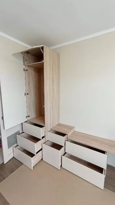 UY_B_45_a Откатная тумба с выдвижными ящиками 45 см