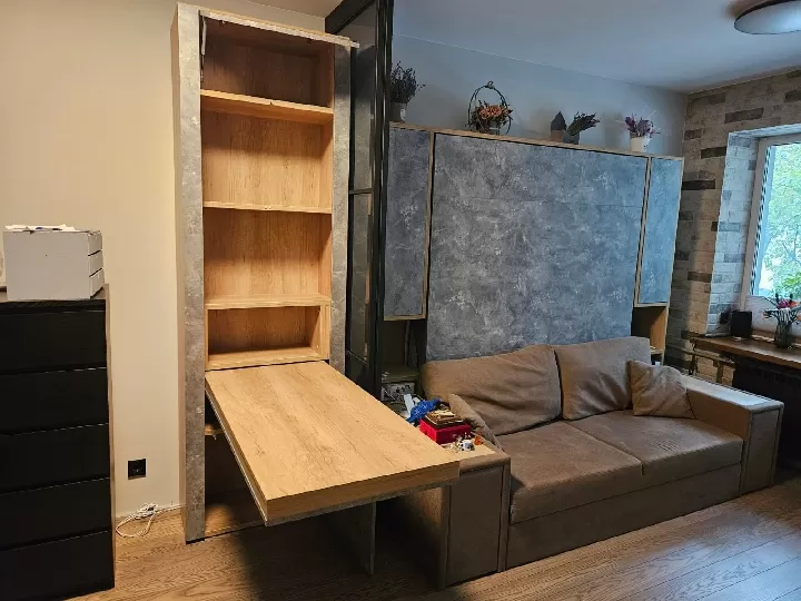 327C_ШОС_2 Барный шкаф с откидной столешницей