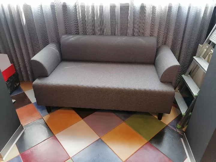 Диван HEMLINGBY 2х местный без спального места серый