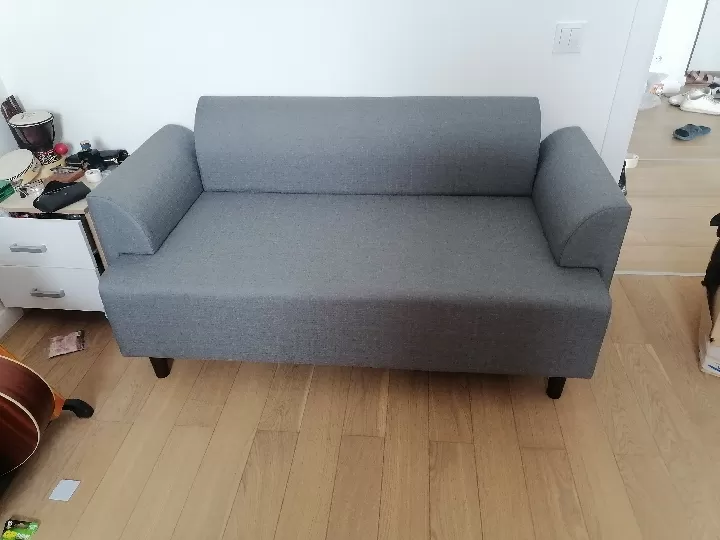 Диван HEMLINGBY 2х местный без спального места серый