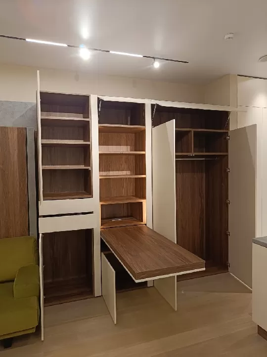 327C_ШОС_2 Барный шкаф с откидной столешницей