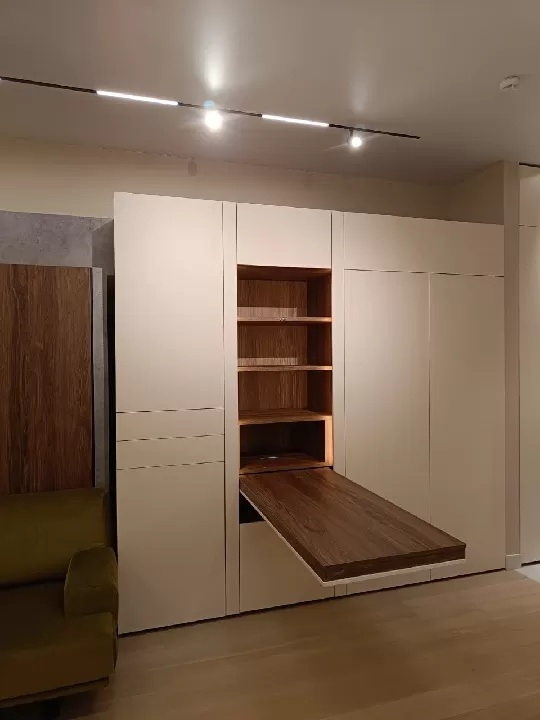 327C_ШОС_2 Барный шкаф с откидной столешницей