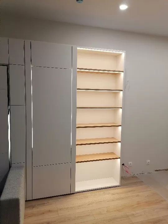 327C_ШОС_2 Барный шкаф с откидной столешницей