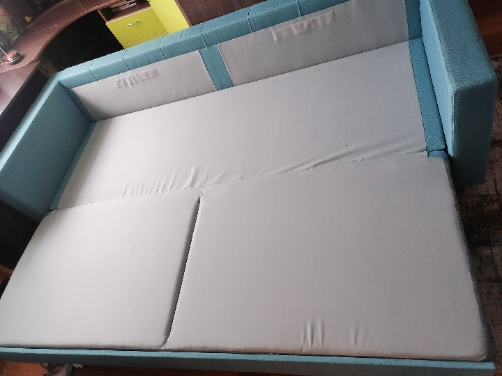 Диван LANDSKRONA 3х местный со спальным местом бирюзовый