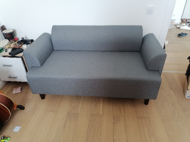 Диван HEMLINGBY 2х местный без спального места серый