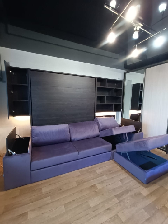 LE_Навесная полка с дверцей шириной 350 мм