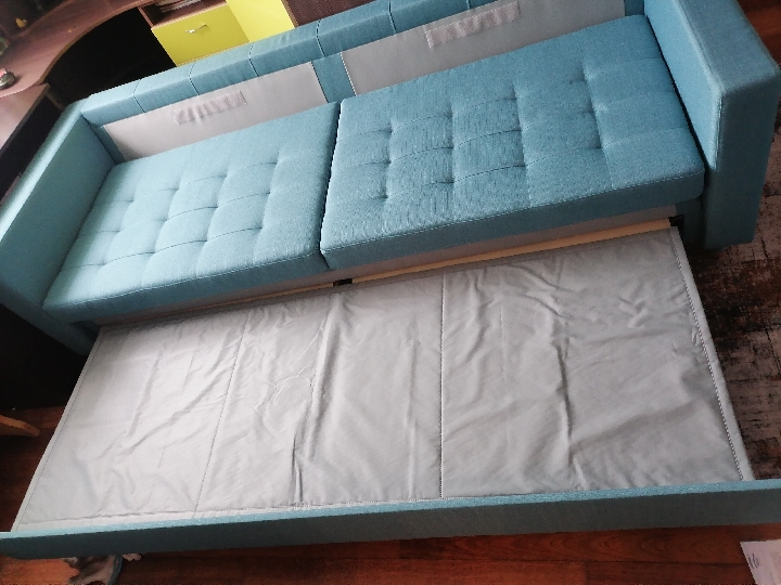 Диван LANDSKRONA 3х местный со спальным местом бирюзовый